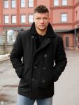 Бушлат двухбортный "SURPLUS PEA COAT" Black 4 Бушлат двухбортный "SURPLUS PEA COAT" Black 4