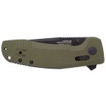 Розкладний ніж SOG TAC XR, OD Green/Straight Edge 5