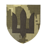 Шеврон Camotec ЗСУ Сухопутні війська (7*8) Піксель (ММ-14)