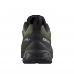Трекінгові кросівки Salomon X Ward Leather Gore-Tex. Оливково-чорні. Розмір 44 2/3 3
