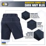 Шорти M-Tac Aggressor Summer Flex Dark Темно, dark Navy Blue 5 Шорти M-Tac Aggressor Summer Flex Dark Темно, dark Navy Blue 5