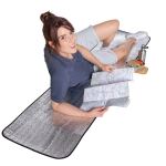 Коврик кемпинговый, каремат Tatonka Alu Seat Mat, Silver 4 Коврик кемпинговый, каремат Tatonka Alu Seat Mat, Silver 4