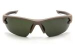Захисні окуляри Venture Gear Tactical Semtex 2.0 Tan (forest gray) Anti-Fog, чорно-зелені в пісочній оправі 2