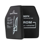 СВМПЭ плиты 3 класс защиты «Гром» ukrarmor×A.T.A.K.A. (комплект). Вес 2.76 кг. Размер M (25х30 см.) 7