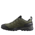 Треккинговые кроссовки Salomon X Ward Leather Gore-Tex®. Оливково-черные 4