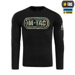 Футболка M-Tac Logo довгий рукав Чорна, black, чорний 2 Футболка M-Tac Logo довгий рукав Чорна, black, чорний 2