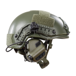 Активні навушники Earmor M31H Plus, кріплення на шолом. Олива 3