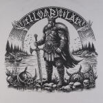 Футболка з малюнком "Вальхалла" Iron Grey 3 Футболка з малюнком "Вальхалла" Iron Grey 3