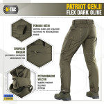 Штаны M-Tac Patriot Gen II Flex. Темная олива 5