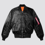 Куртка Alpha Industries MA-1 Bomber Jacket. Чорний 5