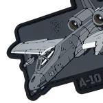 Патч (шеврон) «A10 Thunderbolt 2» від Patch hunter. М’який ПВХ пластик. Сірий 2 Патч (шеврон) «A10 Thunderbolt 2» від Patch hunter. М’який ПВХ пластик. Сірий 2