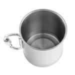 Кружка нержавіюча Sturm Mil-Tec® "Stainless Steel Karabiner Cup" (250 ml) Steel 4 Кружка нержавіюча Sturm Mil-Tec® "Stainless Steel Karabiner Cup" (250 ml) Steel 4