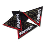 Шеврон (нашивка) Kraken, 8.5х9 см. Трикутний 4