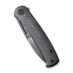 Ніж складаний Civivi Caetus Flipper Damascus Carbon Fiber, чорний 4