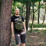 Сумка через плечо Tribe Sling Pack 6,5 л, Оливковый 18 Сумка через плечо Tribe Sling Pack 6,5 л, Оливковый 18