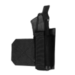 Боковой левосторонний эластичный подсумок для магазинов АК/АR и турникетов открытого типа с креплением на липучке. Черный 6 Боковой левосторонний эластичный подсумок для магазинов АК/АR и турникетов открытого типа с креплением на липучке. Черный 6