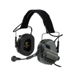 Активные наушники Earmor MilPro M32 Mark 3 с микрофоном. Олива