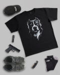 Футболка з малюнком "Staff" Combat Black 7