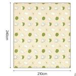 Килимок для пікніка Naturehike CNK2350WS010 210x240 см бежевий з принтом 2