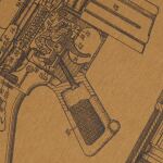 Футболка з малюнком "M-16" Coyote Brown 7 Футболка з малюнком "M-16" Coyote Brown 7