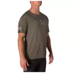 Футболка "5.11 Legacy Topo Fill Tee" Military Green Heather 3