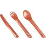 Вилка, ложка, чем Lifeventure Ellipse Cutlery, Rust