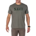 Футболка "5.11 Tactical LEGACY TONAL S/S TEE" Military Green Heather
