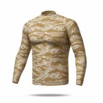 Рашгард тактический Raptor Rashguard Tigerstripe Desert. Slim fit, полиэстер 4