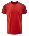 Футболка чоловіча Rab Force Tee, Ascent Red/Oxblood Red