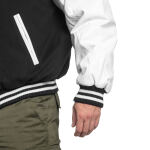 Куртка демисезонная Sturm Mil-Tec "NY Baseball Jacket with Patch" BLACK/WHITE 7