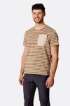Футболка чоловіча Rab Rivelin Stripe Tee, Light Khaki 5 Футболка чоловіча Rab Rivelin Stripe Tee, Light Khaki 5
