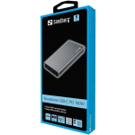 Повербанк Sandberg Powerbank USB-C PD 100W 20000 mAh, 74 Wh (Li-Ion). Сірий 2