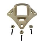 Металевий кронштейн платформа кріплення шрауд NVG Mount зірка на шолом, Койот 3 Металевий кронштейн платформа кріплення шрауд NVG Mount зірка на шолом, Койот 3