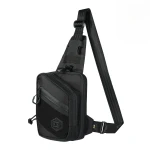 Сумка M-Tac Sling Pistol Bag Elite Hex з липучкою. Чорний