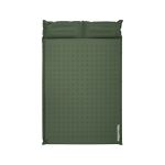 Матрац туристичний Naturehike CNK2550WS025 із подушкою самонадувний двомісний 200 х 130 х 6 см зелений
