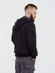 Реглан с капюшоном на молнии "TACTICAL HOODIE" Black 9 Реглан с капюшоном на молнии "TACTICAL HOODIE" Black 9