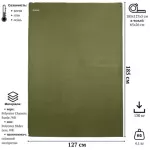 Килимок самонадувний двоспальний Tramp Comfort Double UTRI-011 185x127x5 см, олива 2 Килимок самонадувний двоспальний Tramp Comfort Double UTRI-011 185x127x5 см, олива 2