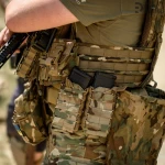 Комплект плитоноска Real Defence с РПС и обвесами под бронеплиты 25х30 см. Мультикам 4