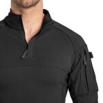 Рубашка тактическая под бронежилет Sturm Mil-Tec "Assault Field Shirt" Black 4 Рубашка тактическая под бронежилет Sturm Mil-Tec "Assault Field Shirt" Black 4