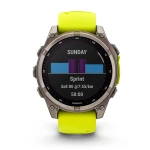 Смарт-часы Garmin Fenix ​​8 Sapphire Solar 47 мм. Желтый 9