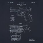Футболка с рисунком "GLOCK Pistol Legend" Graphite 3