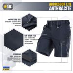 Шорти M-Tac Aggressor Short Anthracite, темно-сірий 2 Шорти M-Tac Aggressor Short Anthracite, темно-сірий 2