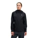 Куртка жіноча мембранна Black Diamond W Strataline Stretch Shell, Black 2