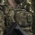 Нагрудный админ подсумок. Cordura 1000. Крепление Molle. Пиксель (мм-14) 4 Нагрудный админ подсумок. Cordura 1000. Крепление Molle. Пиксель (мм-14) 4