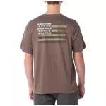 Футболка з малюнком "5.11 Molle America Tee" Brown Heather 2 Футболка з малюнком "5.11 Molle America Tee" Brown Heather 2