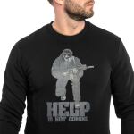 Кофта Helikon-Tex Help Is Not Coming, Чорний 4 Кофта Helikon-Tex Help Is Not Coming, Чорний 4