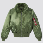Куртка Alpha Industries B-15 Bomber Jacket. Зеленый 5