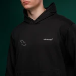 Худи M1 Mono коллекция Avdiivka. Топографическая карта. Cotton and polyester. Чёрный 3