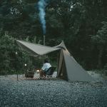 Палатка с остроконечной крышей Naturehike CNK2300ZP025, коричневая 2