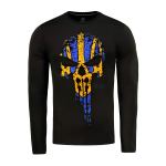 Футболка M-Tac Мститель длинный рукав Black/Yellow/Blue 2